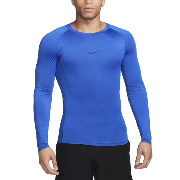 Men's Training Shirt Nike DriFIT Logo Shirt  Game Royal/Black FB7919480