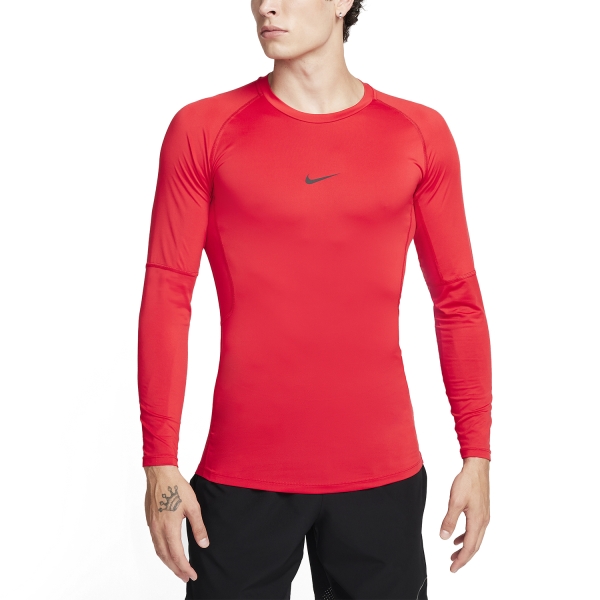 Men's Training Shirt Nike DriFIT Logo Shirt  University Red/Black FB7919657