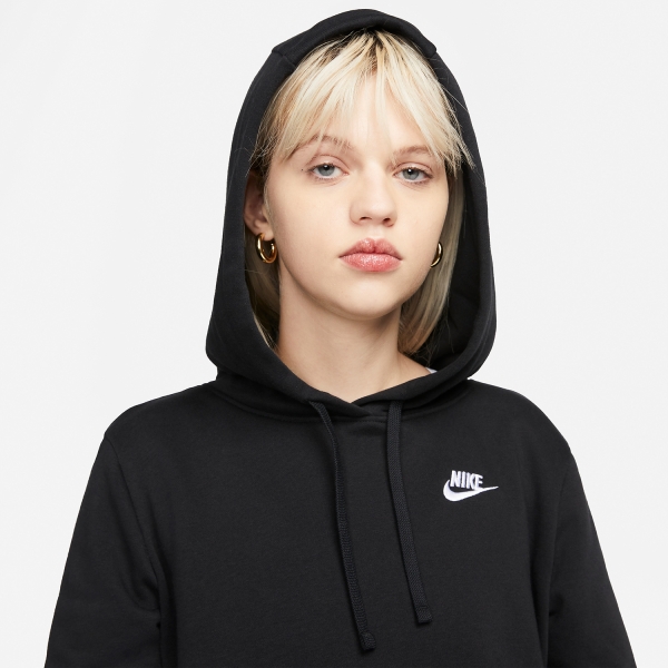 Nike Club Hoodie - Black/White