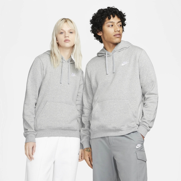 Nike Sportswear Club Sudadera - Dark Grey Heather/White