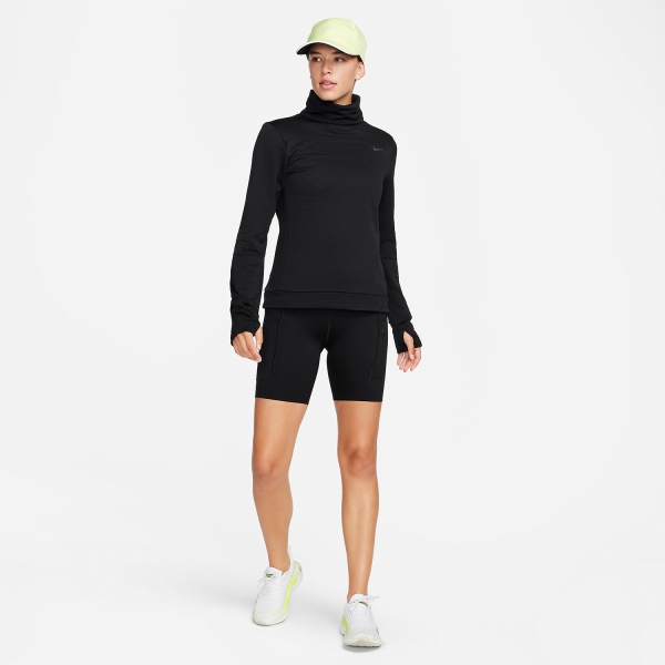 Nike Therma-FIT Element Swift Camisa - Black/Reflective Silver