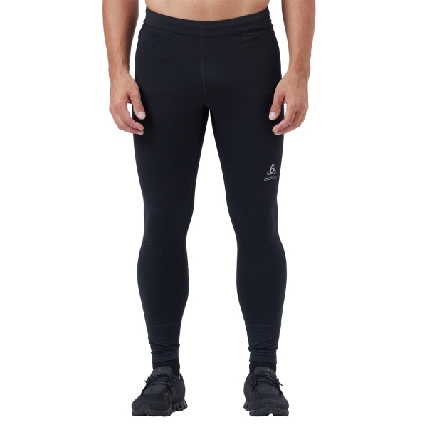 Pants y Tights Running Hombre Odlo Odlo Essential Warm Tights  Black  Black 