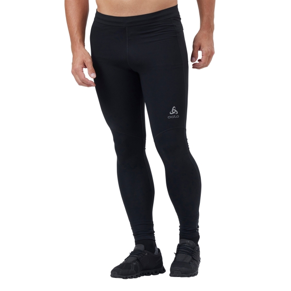 Men's Running Tights and Pants Odlo Zeroweight Tights  Black 32313215000