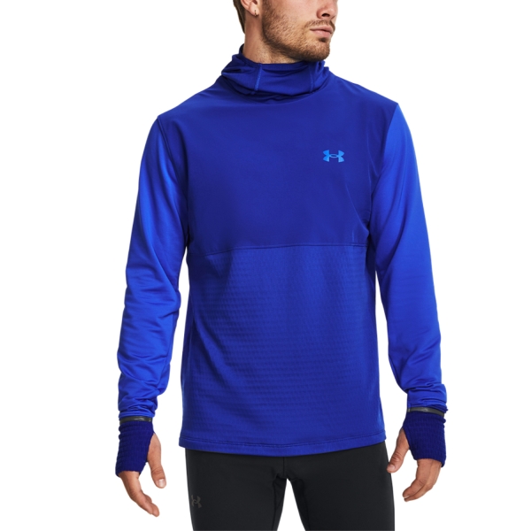 Men's Running Hoodie Under Armour Qualifier Cold Hoodie  Team Royal/Reflective 13793060400