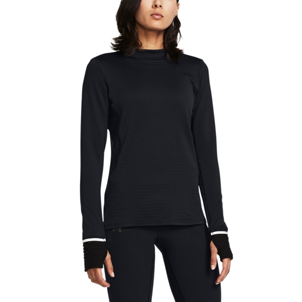 Camisa Running Mujer Under Armour Qualifier Cold Camisa  Black/Reflective 13793430001