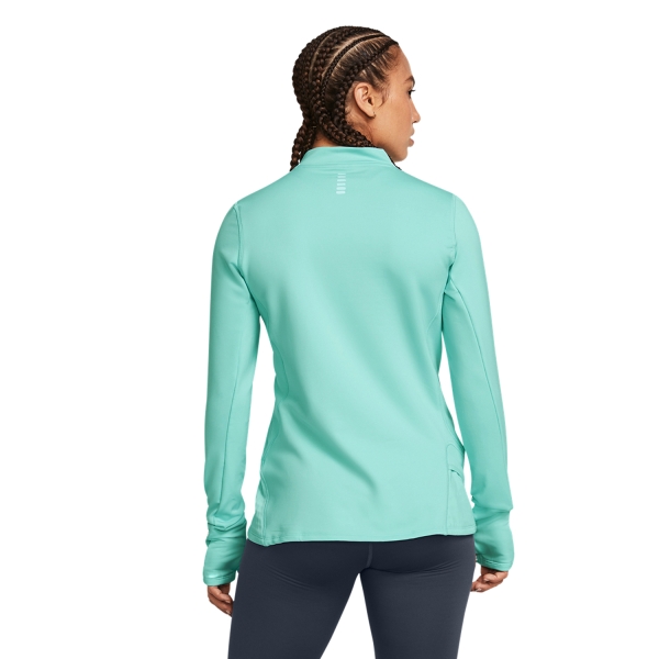 Under Armour Qualifier Cold Maglia - Neo Turquoise/Reflective