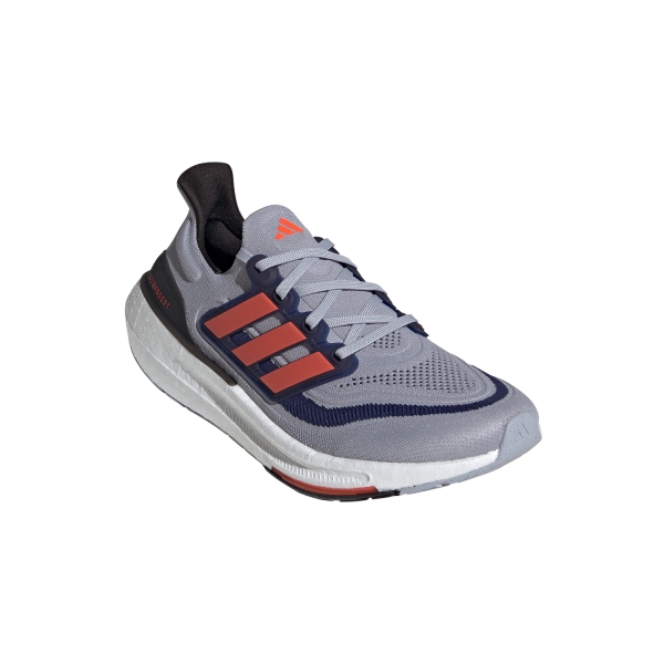 adidas Ultraboost Light - Halo Silver/Solar Red/Dark Blue