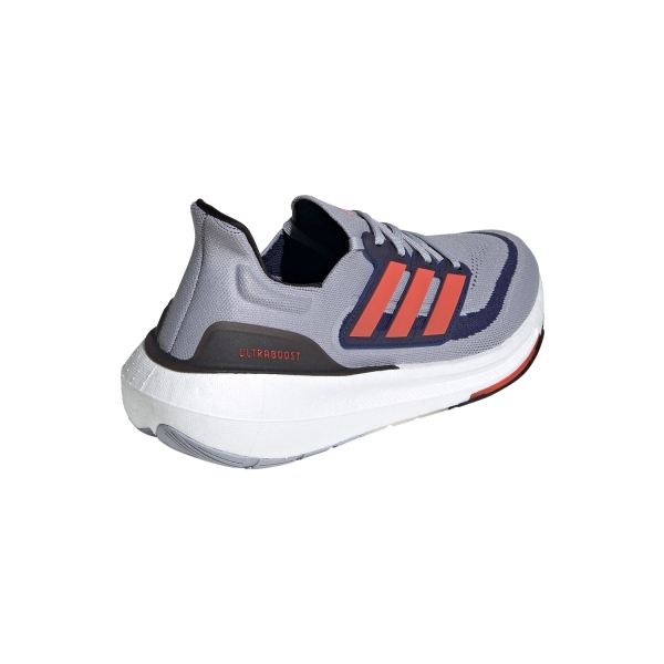 adidas Ultraboost Light - Halo Silver/Solar Red/Dark Blue