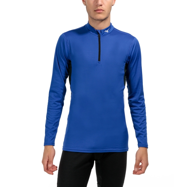 Men's Shirt Underwear Mizuno Mid Weight Breath Thermo Logo Shirt  Surf Blue A2GAA55025