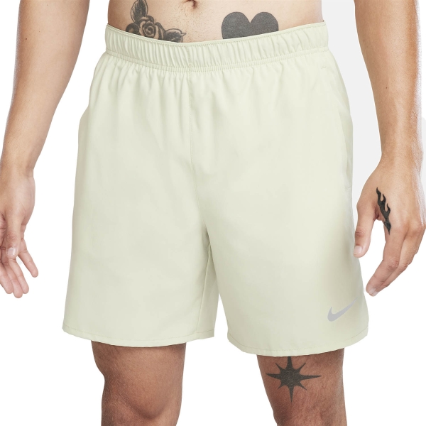 Men's Running Shorts Nike Challenger Logo 7in Shorts  Olive Aura/Reflective Silver DV9359371