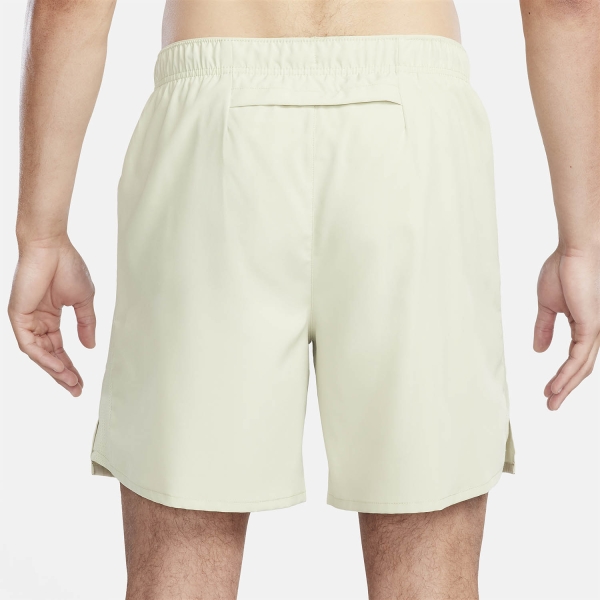 Nike Challenger Logo 7in Shorts - Olive Aura/Reflective Silver