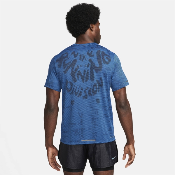 Nike Dri-FIT ADV Division T-Shirt - Court Blue/Black/Black Reflective
