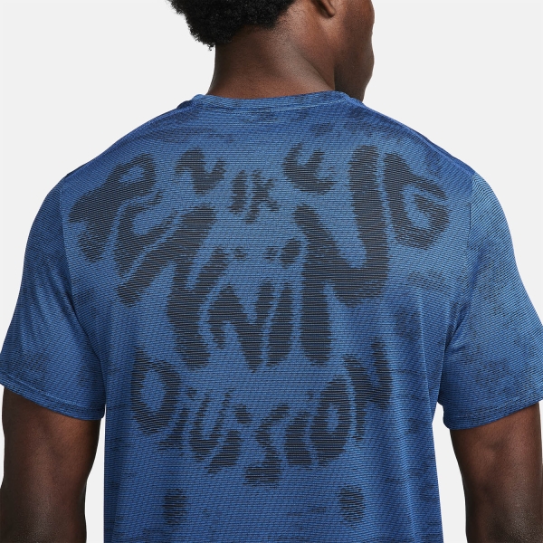 Nike Dri-FIT ADV Division T-Shirt - Court Blue/Black/Black Reflective