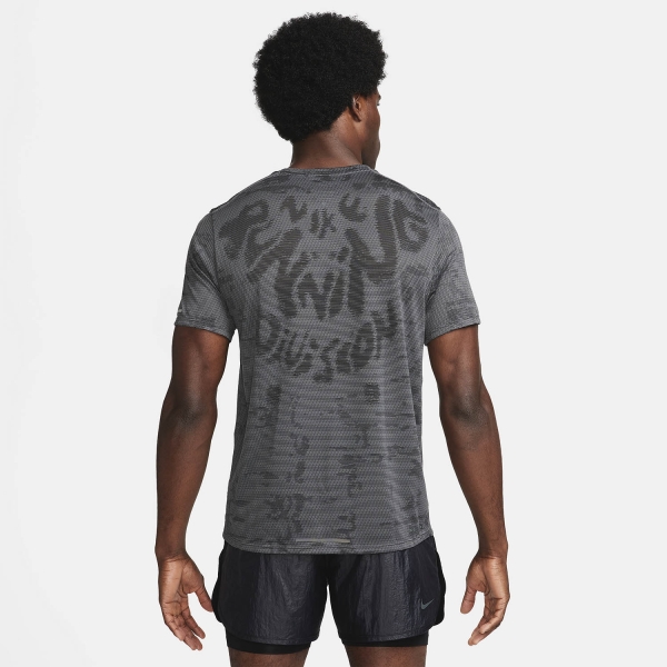 Nike Dri-FIT ADV Division Camiseta - Iron Grey/Black/Black Reflective