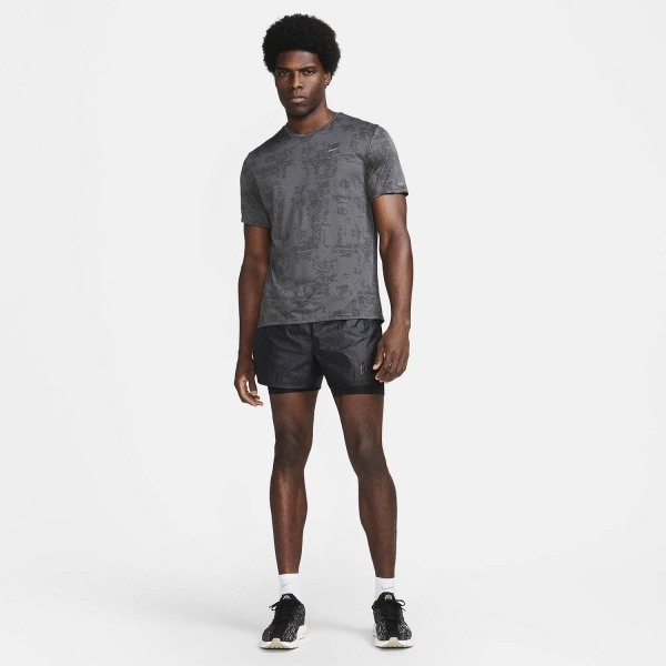 Nike Dri-FIT ADV Division Camiseta - Iron Grey/Black/Black Reflective