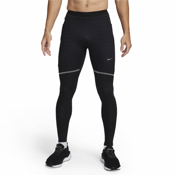 Men's Running Tights and Pants Nike DriFIT ADV Division Tights  Black/Dark Stucco/Reflective Black FN3385010