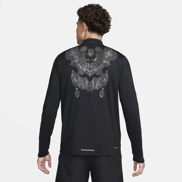 Nike Dri-FIT Element Maglia - Black/Black Reflective