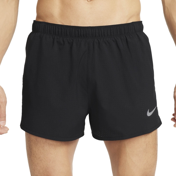 Men's Running Shorts Nike DriFIT Fast 3in Shorts  Black/Reflective Silver FN3355010
