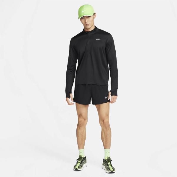 Nike Dri-FIT Fast 3in Shorts - Black/Reflective Silver