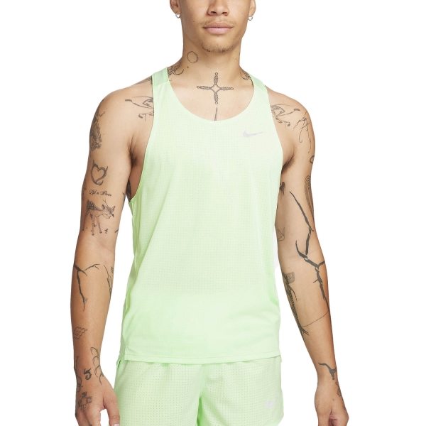 Men's Running Tank Nike DriFIT Fast Tank  Vapor Green/Reflective Silver FN4229376