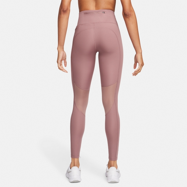 Nike Dri-FIT Fast Tights - Smokey Mauve/Reflective Silver