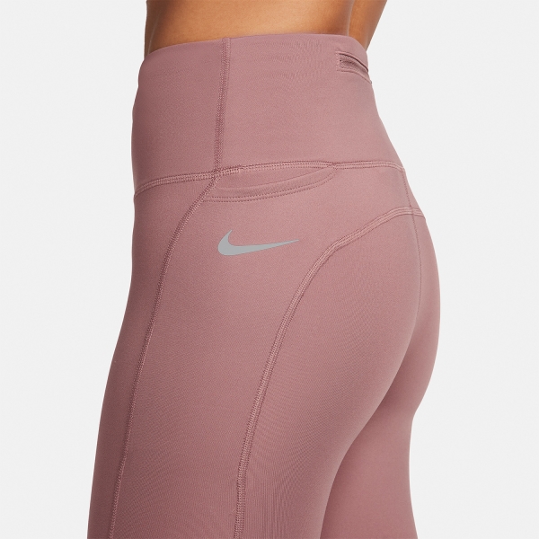 Nike Dri-FIT Fast Tights - Smokey Mauve/Reflective Silver