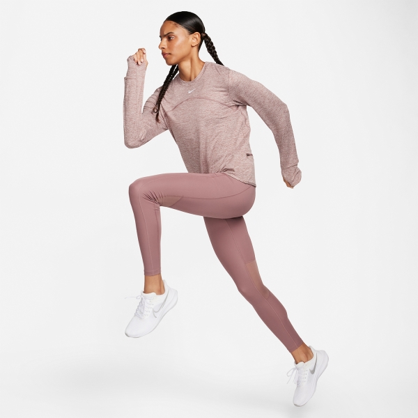 Nike Dri-FIT Fast Women's Running Tights - Smokey Mauve