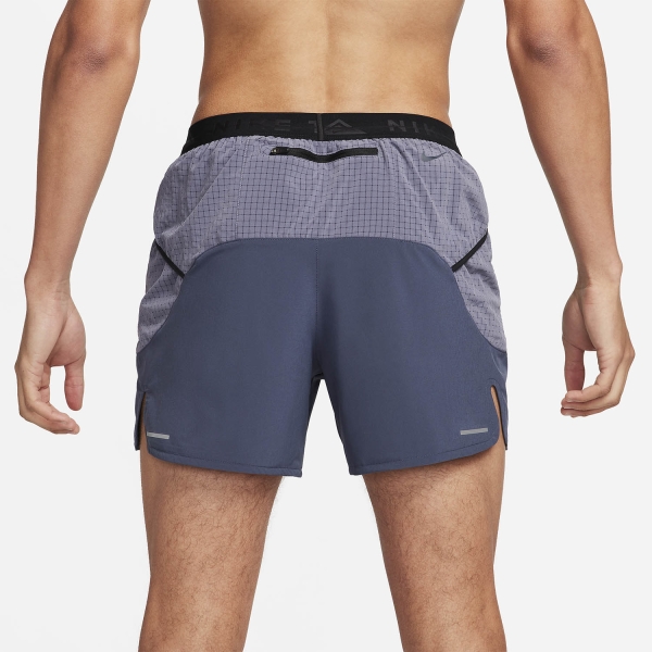 Nike Dri-FIT Second Sunrise 5in Shorts - Thunder Blue/Light Carbon/Black