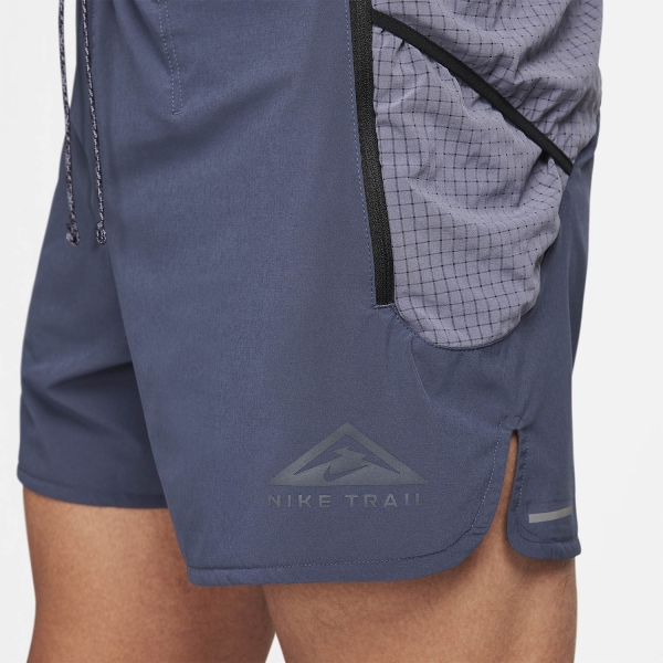 Nike Dri-FIT Second Sunrise 5in Shorts - Thunder Blue/Light Carbon/Black