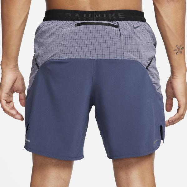 Nike Dri-FIT Second Sunrise 7in Shorts - Thunder Blue/Light Carbon/Black