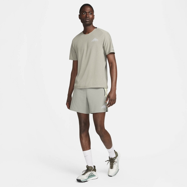 Nike Dri-FIT Solar Chase Camiseta - Dark Stucco/Summit White