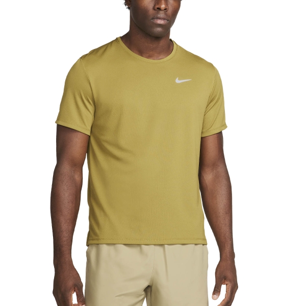 Men's Running T-Shirt Nike DriFIT UV Run Division Miler TShirt  Pacific Moss/Reflective Silver DV9315307