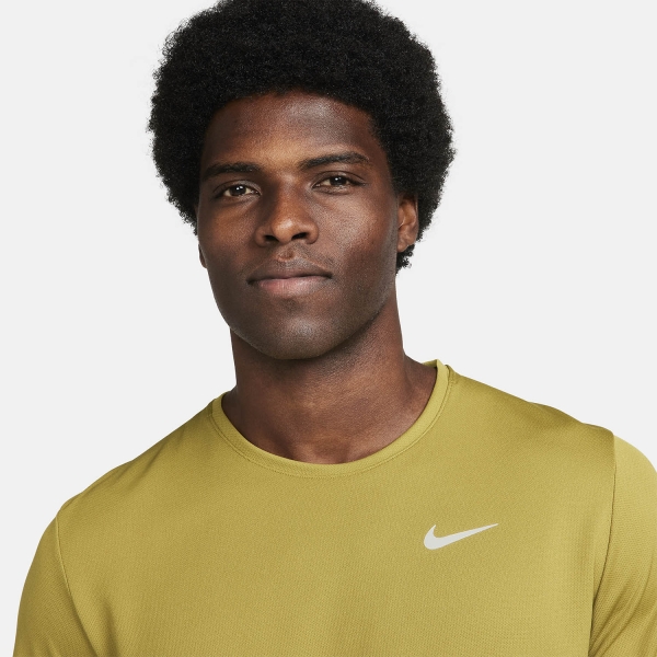 Nike Dri-FIT UV Run Division Miler Camiseta - Pacific Moss/Reflective Silver