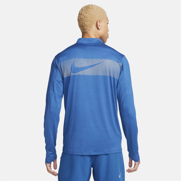 Nike Element Flash Maglia - Court Blue/Reflective Silver