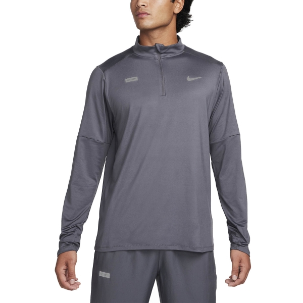 Men's Running Shirt Nike Element Flash Shirt  Iron Grey/Reflective Silver FB8556068
