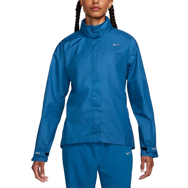 Chaqueta Running Mujer Nike Fast Repel Chaqueta  Court Blue/Black/Reflective Silver FB7451476