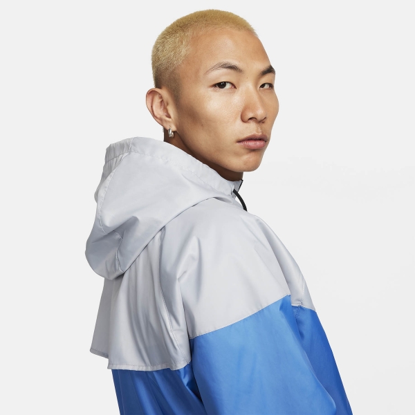 Nike Heritage Essentials Windrunner Jacket - Star Blue/Wolf Grey