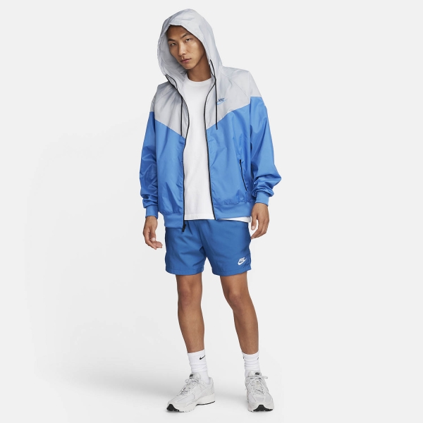 Nike Heritage Essentials Windrunner Jacket - Star Blue/Wolf Grey