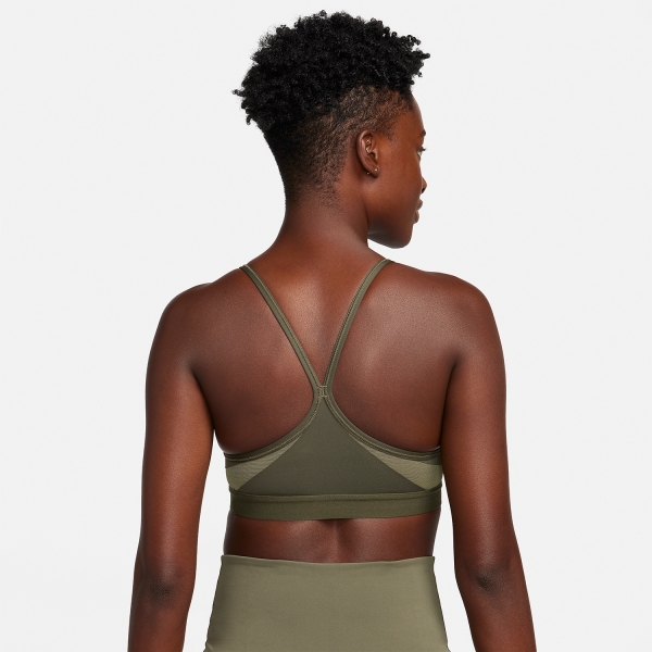 Nike Indy Sports Bra - Cargo Khaki/Medium Olive/White