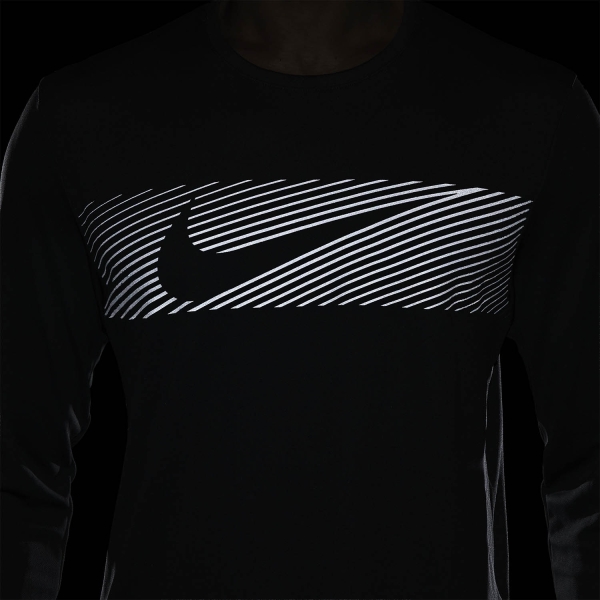 Nike Miler Flash Maglia - Iron Grey/Reflective Silver