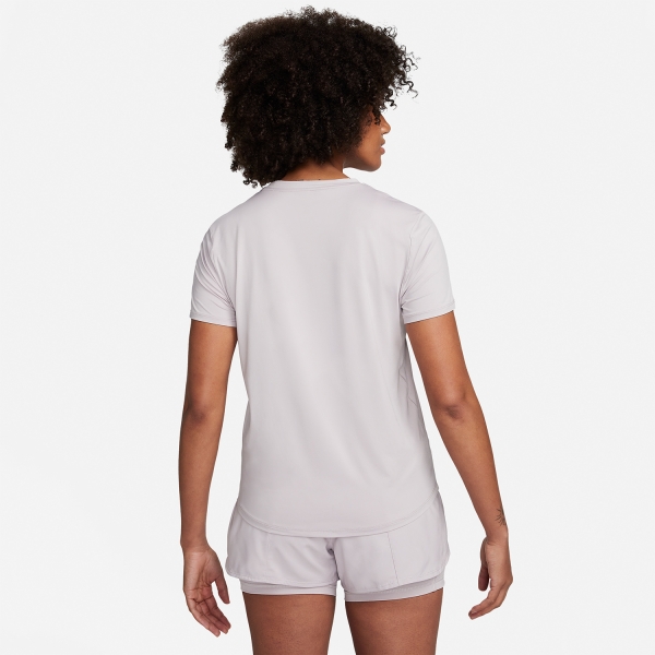 Nike One Classic T-Shirt - Platinum Violet/Black
