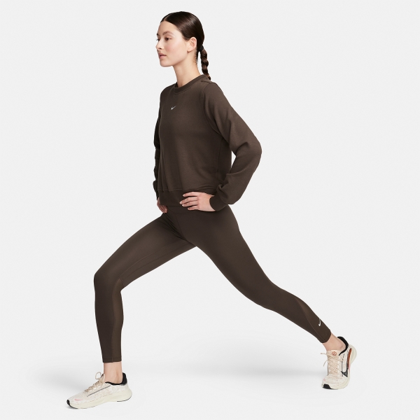 Nike One Mid Rise 7/8 Women's Training Tights - Baroque Brown