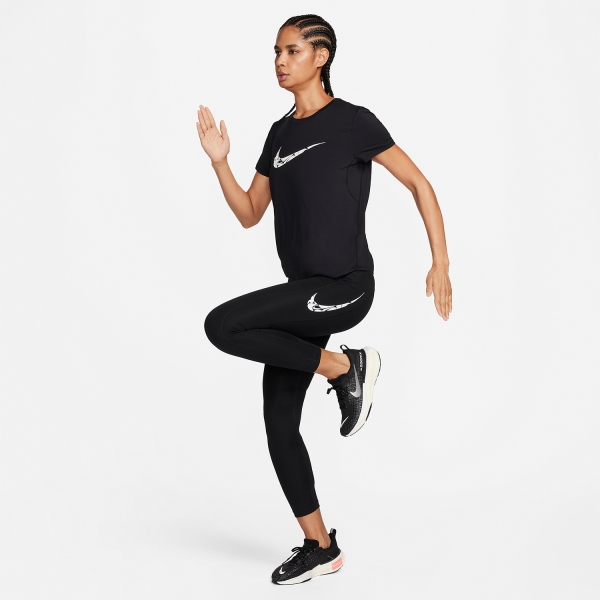 Nike One Swoosh T-Shirt - Black/White