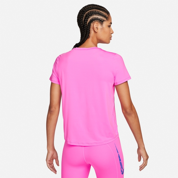 Nike One Swoosh Camiseta - Playful Pink/Hyper Royal