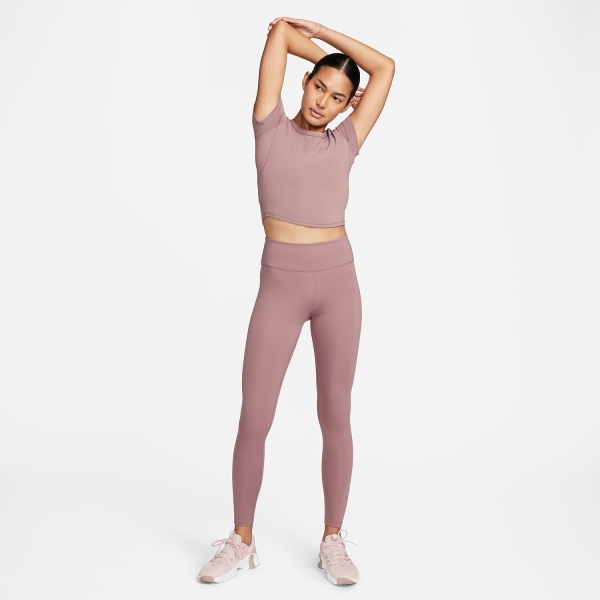 Nike One Tights - Smokey Mauve/White