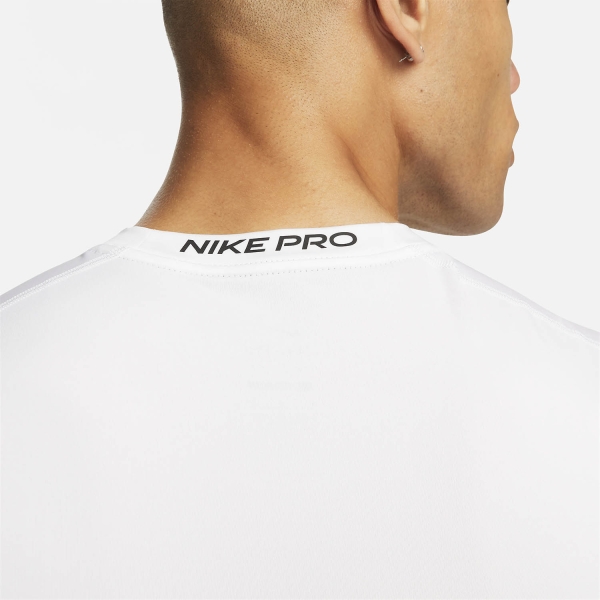 Nike Pro Dri-FIT Logo Tank - White/Black