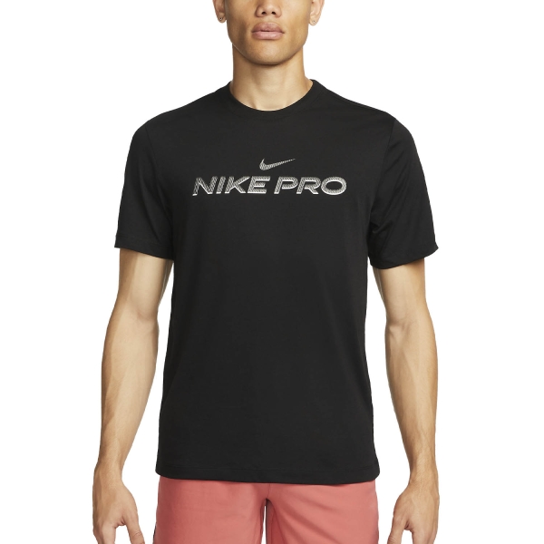 Camisetas Training Hombre Nike Pro Fitness Camiseta  Black FJ2393010