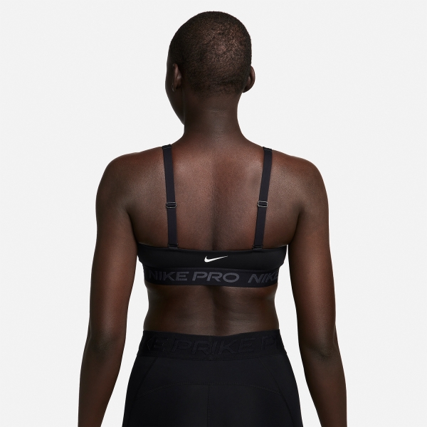 Nike Pro Indy Plunge Sports Bra - Black/Anthracite/White