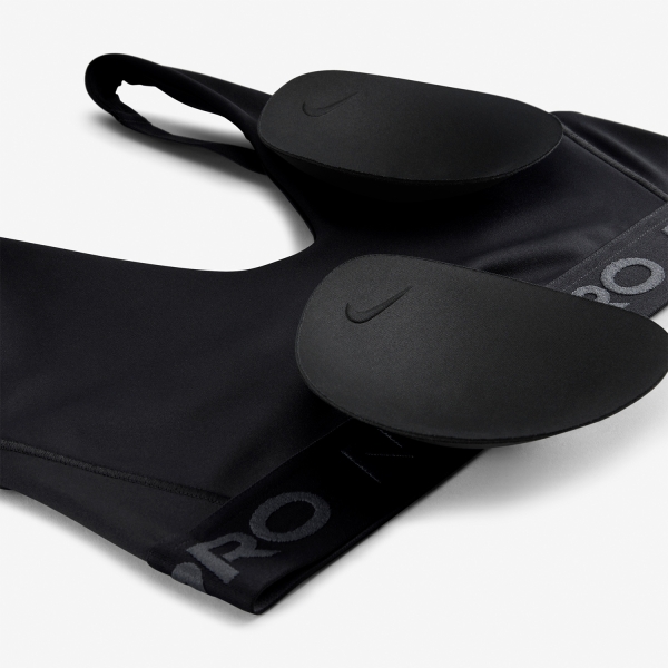 Nike Pro Indy Plunge Reggiseno Sportivo - Black/Anthracite/White