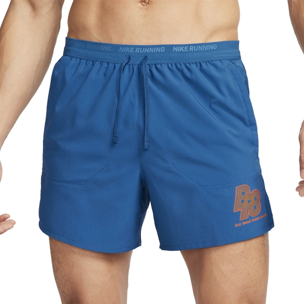 Men's Running Shorts Nike Stride Energy 5in Shorts  Court Blue/Safety Orange FN3301476